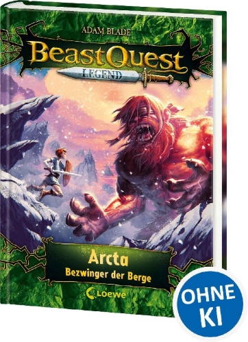 Buchcover und Innenansicht für das Buch: Beast Quest Legend (Band 3) - Arcta, Bezwinger der Berge