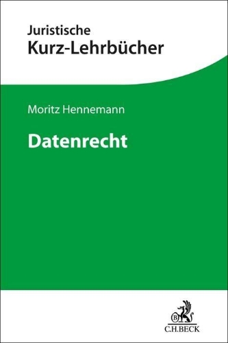 Buchcover und Innenansicht für das Buch: Datenrecht