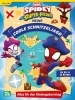 Buchcover und Innenansicht für das Buch: Spidey und seine Super-Freunde: Meine coole Schnitzeljagd