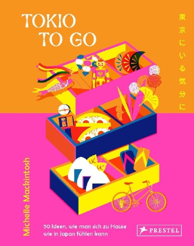 Buchcover und Innenansicht für das Buch: Pretend you're in Tokyo. 50 ways to feel Japanese wherever you are