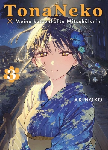 Buchcover und Innenansicht für das Buch: TonaNeko - Meine katzenhafte Mitschülerin 03