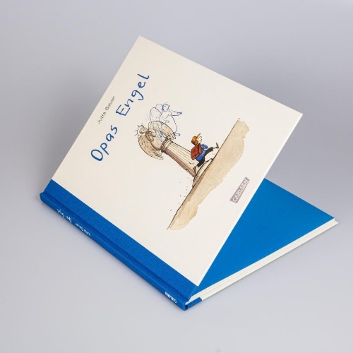 Buchcover und Innenansicht für das Buch: Opas Engel  - Jubiläumsausgabe im großen Format