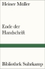 Buchcover und Innenansicht für das Buch: Ende der Handschrift