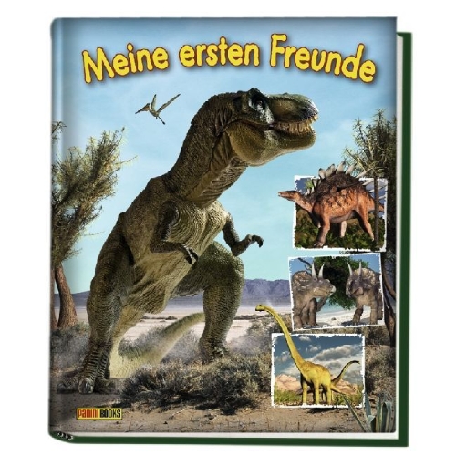 Buchcover und Innenansicht für das Buch: Dinosaurier Kindergartenfreundebuch