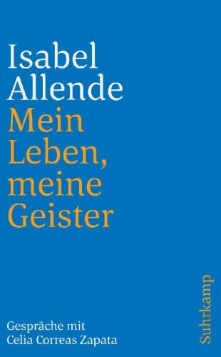 Buchcover und Innenansicht für das Buch: Isabel Allende - Vida y espiritus.