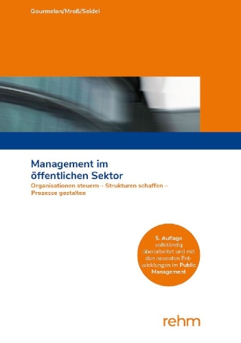Buchcover und Innenansicht für das Buch: Management im öffentlichen Sektor