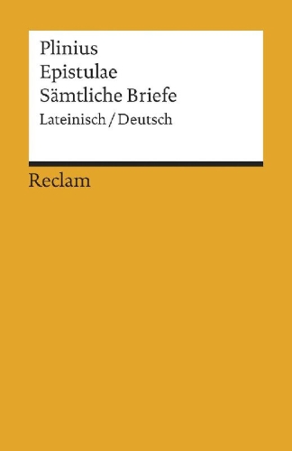Buchcover und Innenansicht für das Buch: Epistulae / Sämtliche Briefe