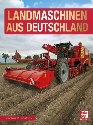 Buchcover und Innenansicht für das Buch: Landmaschinen aus Deutschland