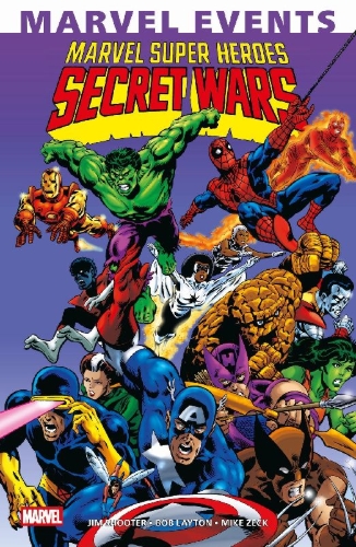 Buchcover und Innenansicht für das Buch: Marvel Super Heroes Secret Wars (1984) #1-#12