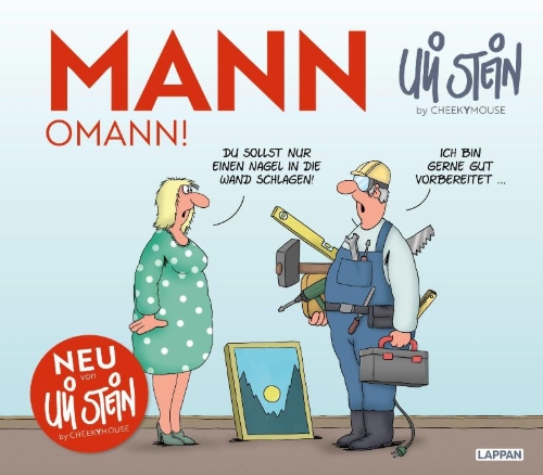 Buchcover und Innenansicht für das Buch: Uli Stein für Verliebte: Mann o Mann!