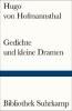 Buchcover und Innenansicht für das Buch: Gedichte und kleine Dramen