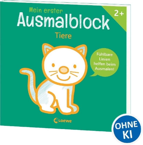 Buchcover und Innenansicht für das Buch: Mijn Kleurblok - Dieren