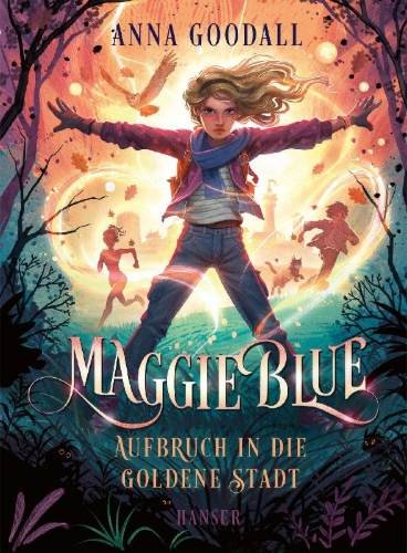 Buchcover und Innenansicht für das Buch: Maggie Blue and the Lost Child