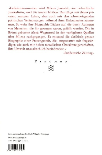 Buchcover und Innenansicht für das Buch: Milena Jesenská