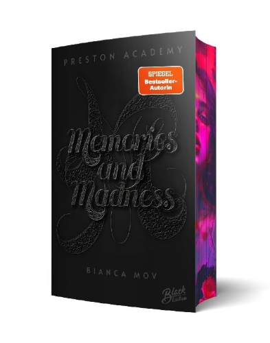 Buchcover und Innenansicht für das Buch: Memories and Madness | Mit wunderschönem Farbschnitt