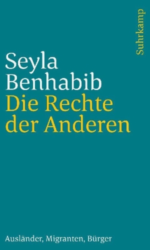 Buchcover und Innenansicht für das Buch: The Rights of Others. Aliens, Residents, and Citizens