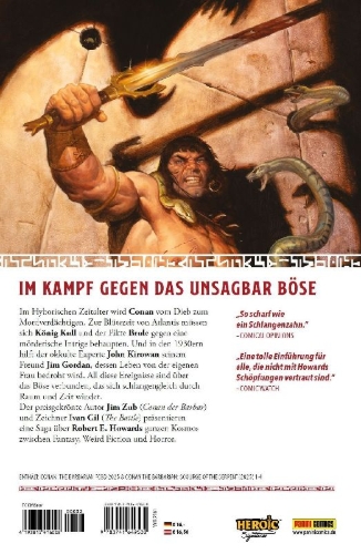 Buchcover und Innenansicht für das Buch: Conan: The Barbarian FCBD 2025; Conan the Barbarian: Scourge of the Serpent (2025) #1-#4
