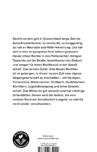 Buchcover und Innenansicht für das Buch: Das Netzwerk der Neuen Rechten