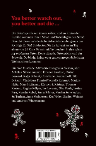 Buchcover und Innenansicht für das Buch: Myrrhe, Mord und Marzipan