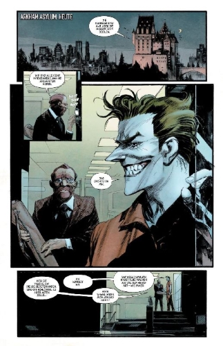 Buchcover und Innenansicht für das Buch: Batman: Der Fluch des Weißen Ritters