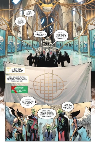 Buchcover und Innenansicht für das Buch: Justice League #19-#39, Year of the Villain (I)