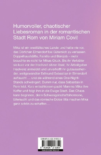Buchcover und Innenansicht für das Buch: Mein Ex, die Ewige Stadt & Ich