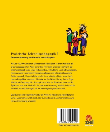 Buchcover und Innenansicht für das Buch: Praktische Erlebnispädagogik 1