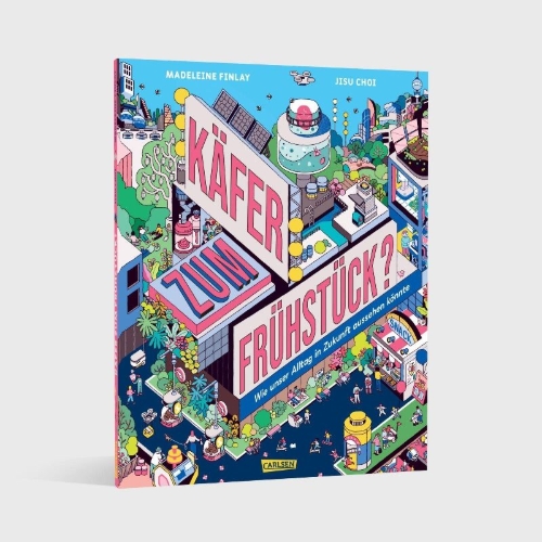 Buchcover und Innenansicht für das Buch: Beetles for Breakfast