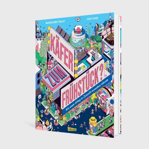 Buchcover und Innenansicht für das Buch: Beetles for Breakfast