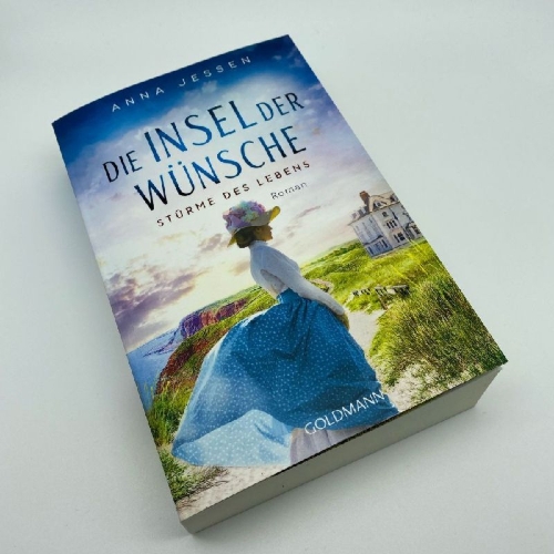 Buchcover und Innenansicht für das Buch: Die Insel der Wünsche - Stürme des Lebens