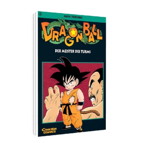 Buchcover und Innenansicht für das Buch: Dragon Ball 08. Der Meister des Turms