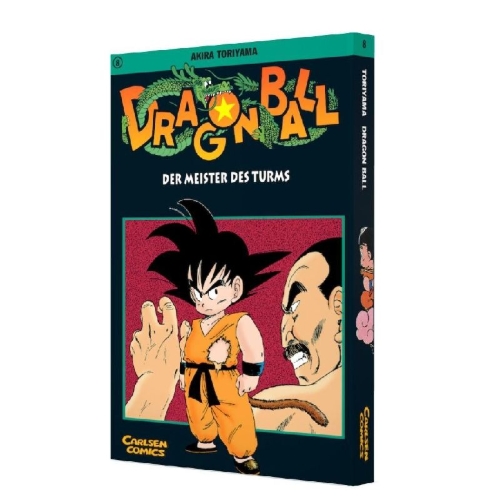 Buchcover und Innenansicht für das Buch: Dragon Ball 08. Der Meister des Turms