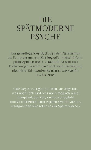 Buchcover und Innenansicht für das Buch: Das unersättliche Selbst