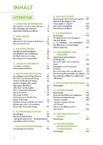 Buchcover und Innenansicht für das Buch: PONS Der große Abi-Check Deutsch