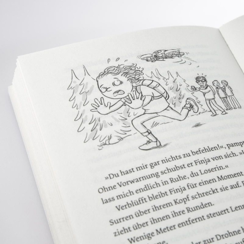 Buchcover und Innenansicht für das Buch: hAPPy - Der Hund im Handy