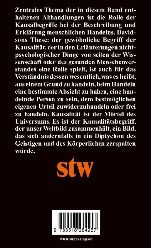 Buchcover und Innenansicht für das Buch: Essays on Actions and Events