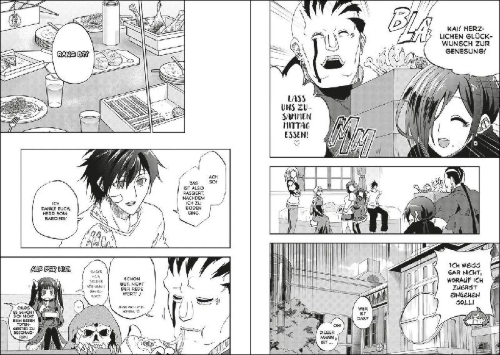 Buchcover und Innenansicht für das Buch: Ankoku Kishi no Ore Desu ga Saikyou no Seikishi o Mezashimasu