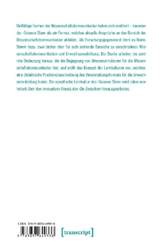 Buchcover und Innenansicht für das Buch: Science Slam