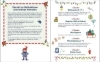 Buchcover und Innenansicht für das Buch: Mit unserem Wichtel durch die Weihnachtszeit