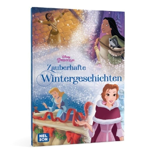 Buchcover und Innenansicht für das Buch: Disney Prinzessin: Zauberhafte Wintergeschichten