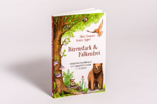 Buchcover und Innenansicht für das Buch: Bärenstark & Falkenfrei