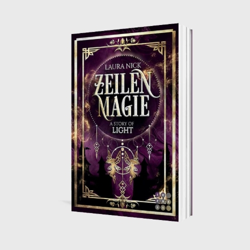Buchcover und Innenansicht für das Buch: Zeilenmagie 1: A Story of Light