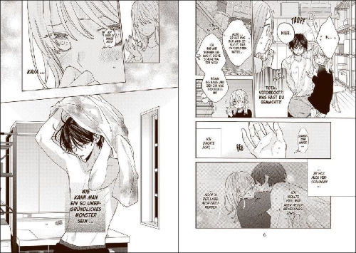 Buchcover und Innenansicht für das Buch: HARU NO ARASHI TO MONSTER