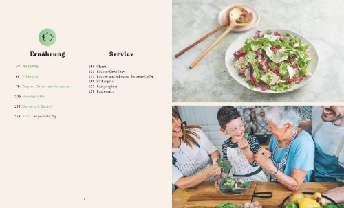 Buchcover und Innenansicht für das Buch: Cholesterin senken