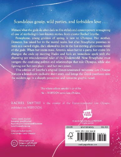 Buchcover und Innenansicht für das Buch: Lore Olympus: Volume One