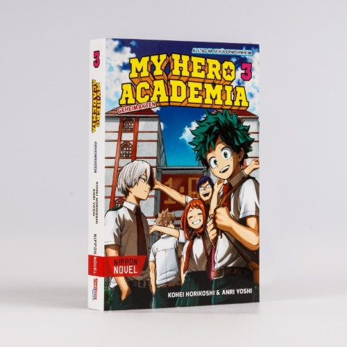 Buchcover und Innenansicht für das Buch: Boku no Hero Academia Yuuei Hakusho