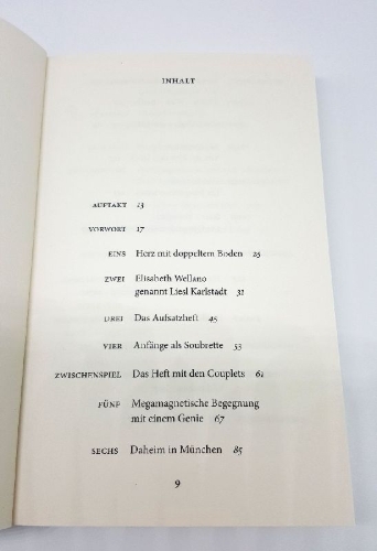 Buchcover und Innenansicht für das Buch: Liesl Karlstadt