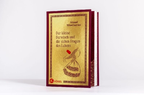 Buchcover und Innenansicht für das Buch: Der kleine Derwisch und die sieben Fragen des Lebens