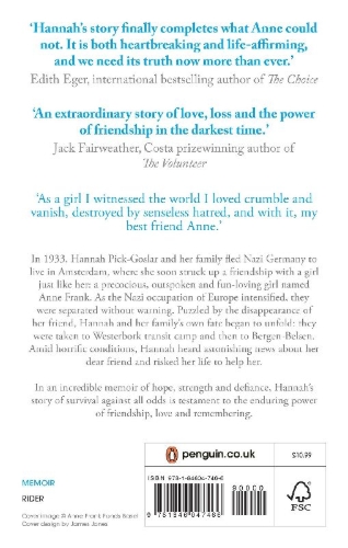 Buchcover und Innenansicht für das Buch: My Friend Anne Frank