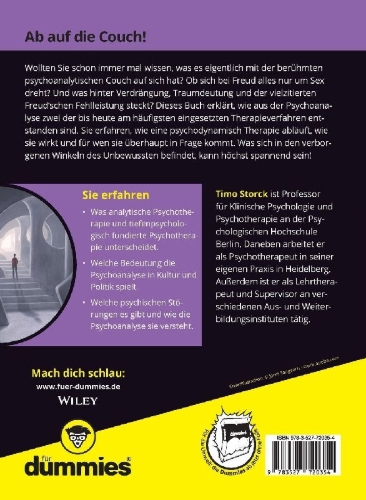 Buchcover und Innenansicht für das Buch: Tiefenpsychologie für Dummies